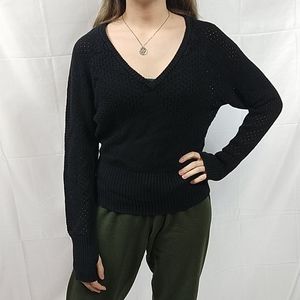 Knit sweatshirt
